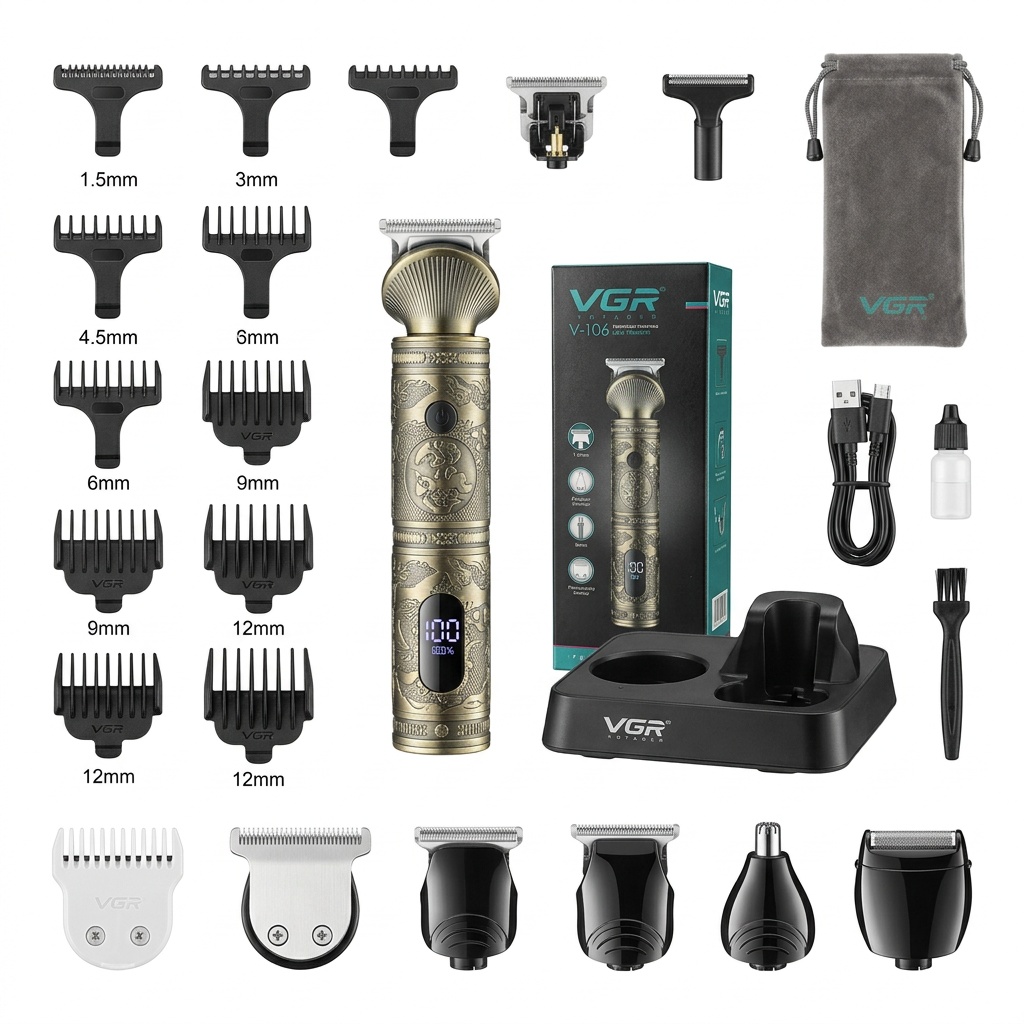 product-1-52 VGR Voyager V-106 - Επαγγελματικό Μηχανή Μαλλιών - Image 1